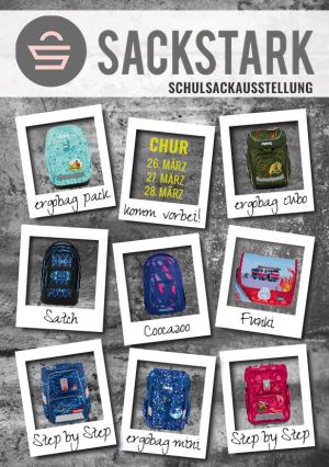 Flyer mit verschiedenen Schultheken