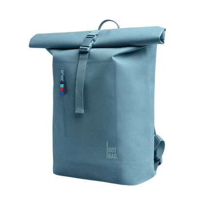Got Bag Rucksack aus Ozean-Plastik. Recycling in coolem Türkis. Bei Papterie und Spielwaren Schmid in Landquart (Graubünden) erhältlich