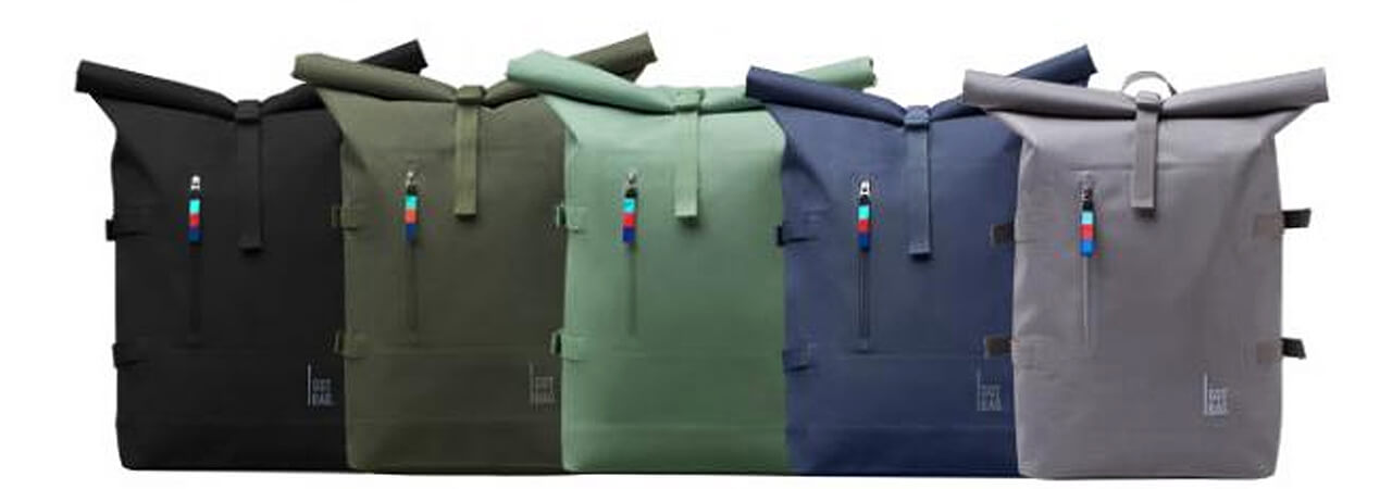 Got Bag Rucksack aus Ozean-Plastik. Recycling in coolen Farben. Bei Papterie und Spielwaren Schmid in Landquart (Graubünden) erhältlich